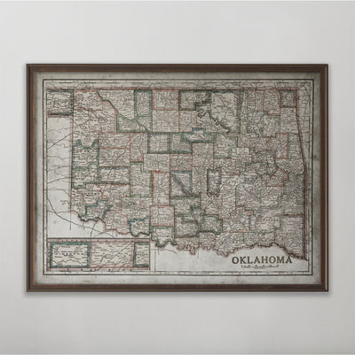 New map added to the shop! Oklahoma c.1927