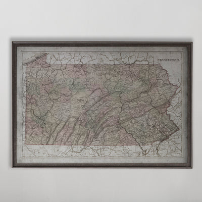 New map added to the shop! Pennsylvania c. 1900