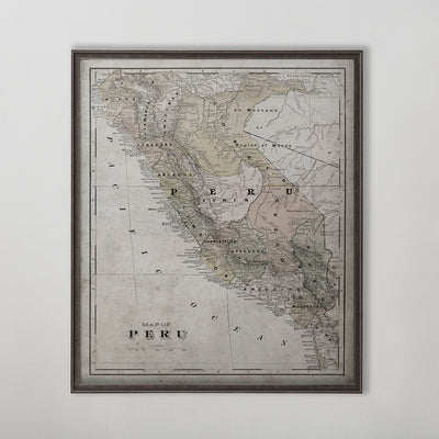New map added to the shop. Peru c. 1901