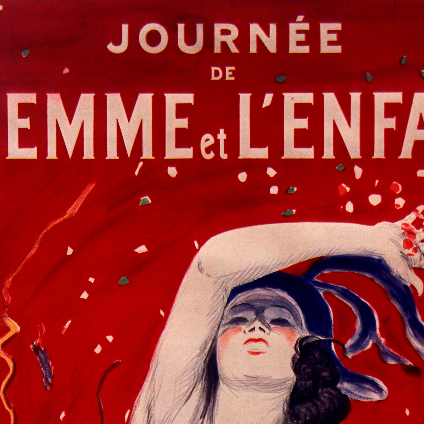 La Femme et L'enfant vintage poster wall art. old maps and vintage posters shop archive print co