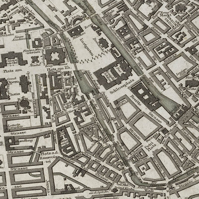 Old Berlin map wall art. Shop Archive Print Co.